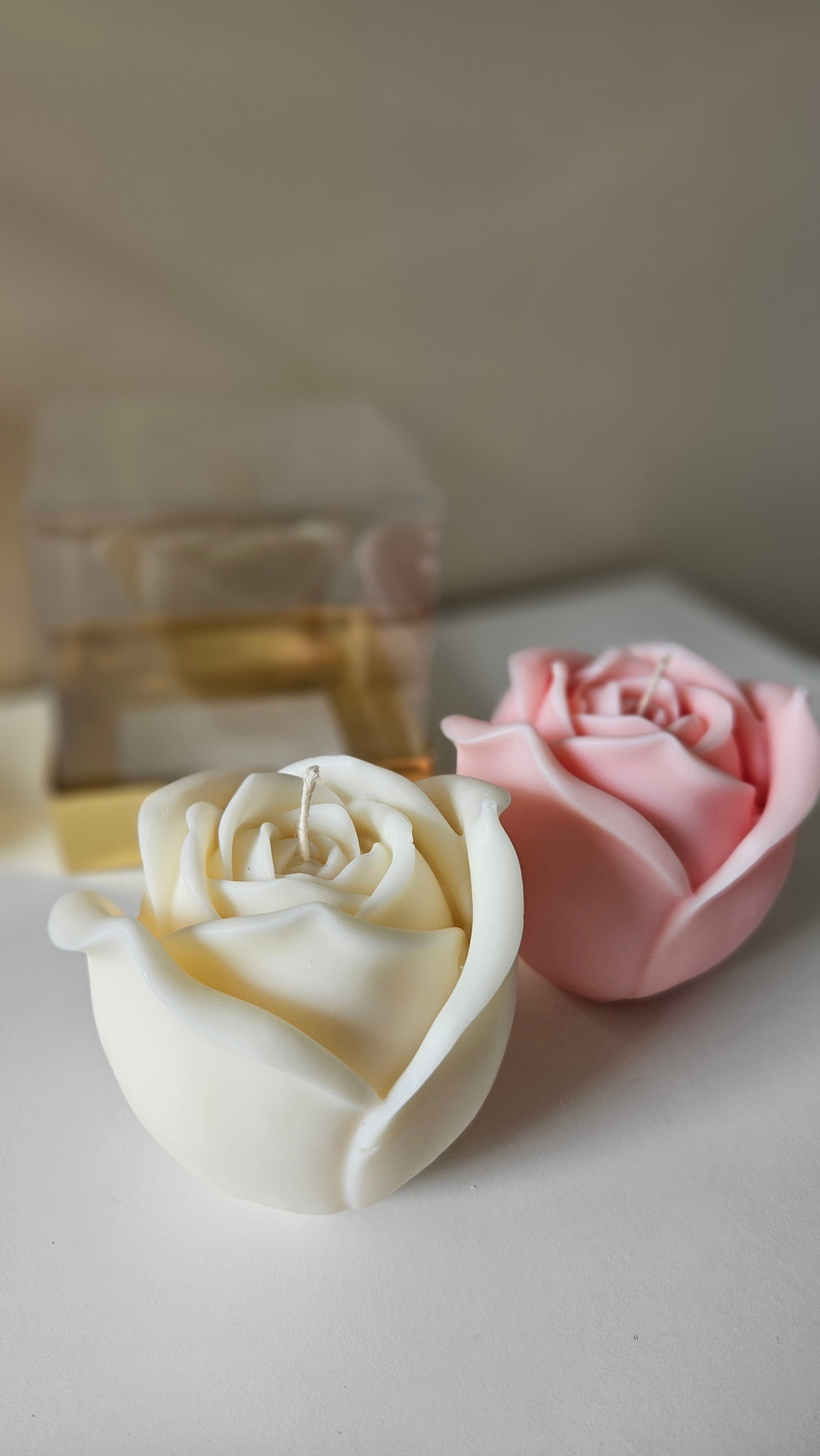 Blumenkerze „Rose”